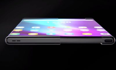 New tech gadgets gizmos hi tech I got a look at this wild phone principle that has a rollable screen that slides out, transforming it into a tablet